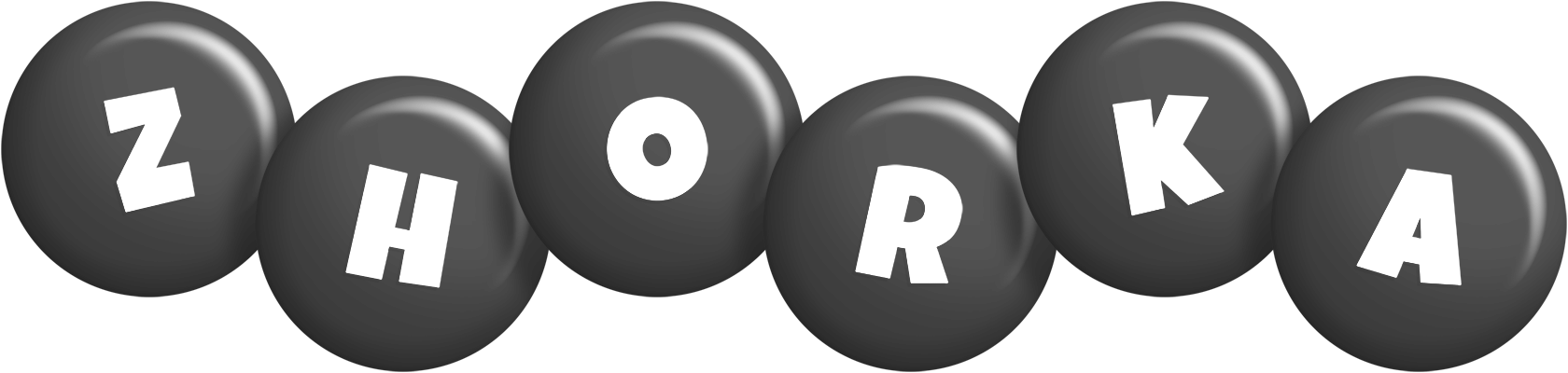 Zhorka candy-black logo
