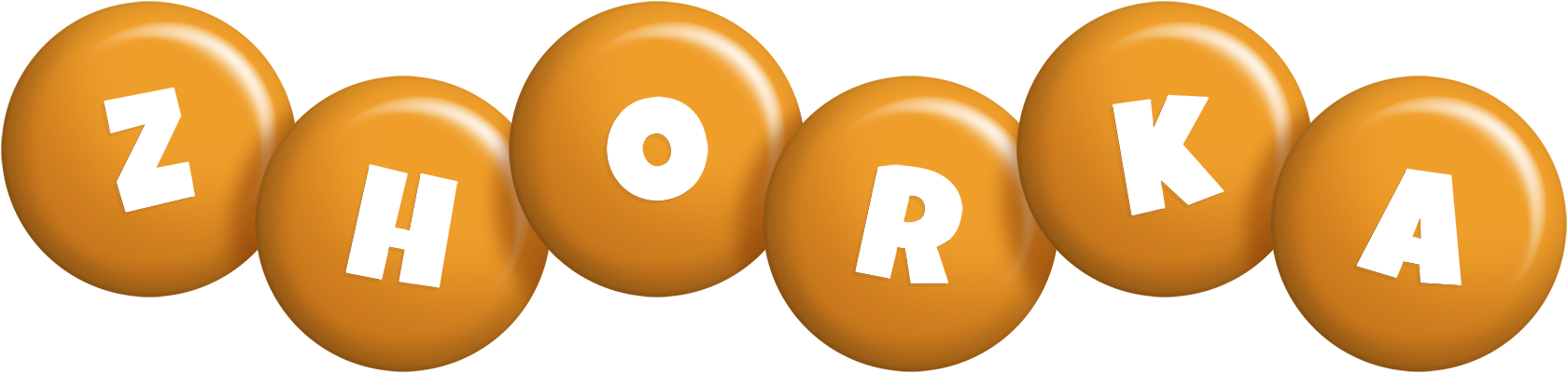Zhorka candy-orange logo