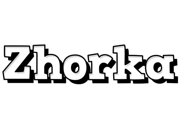 Zhorka snowing logo