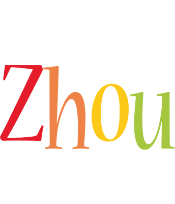 Zhou birthday logo