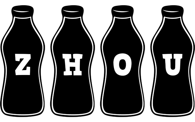 Zhou bottle logo