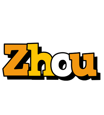 Zhou cartoon logo
