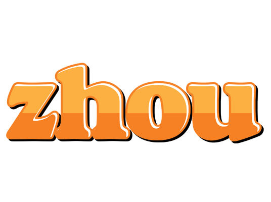 Zhou orange logo