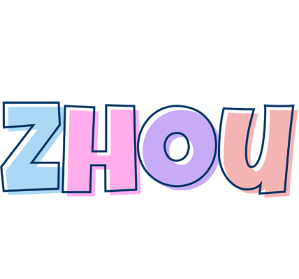 Zhou pastel logo