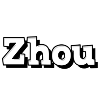 Zhou snowing logo