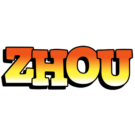 Zhou sunset logo