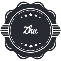 Zhu badge logo