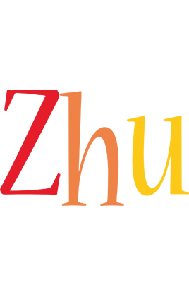 Zhu birthday logo