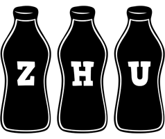 Zhu bottle logo