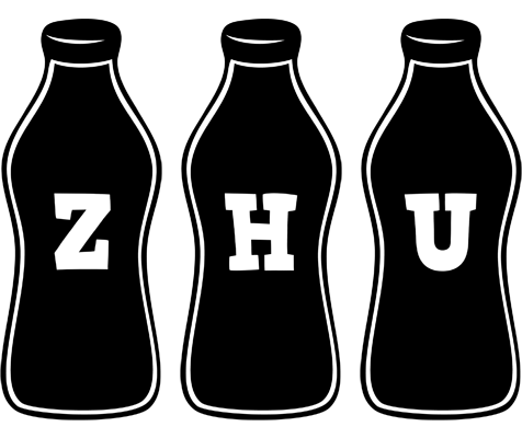 Zhu bottle logo