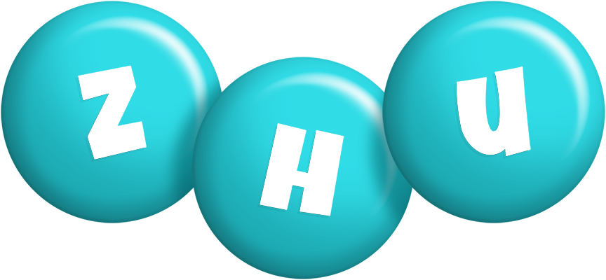 Zhu candy-azur logo