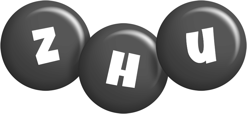 Zhu candy-black logo