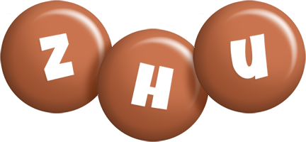 Zhu candy-brown logo