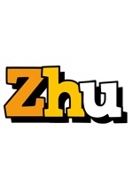 Zhu cartoon logo