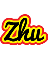 Zhu flaming logo