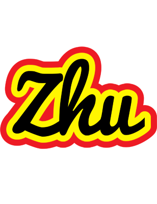 Zhu flaming logo