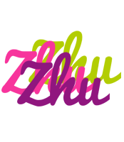 Zhu flowers logo