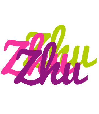 Zhu flowers logo