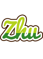 Zhu golfing logo