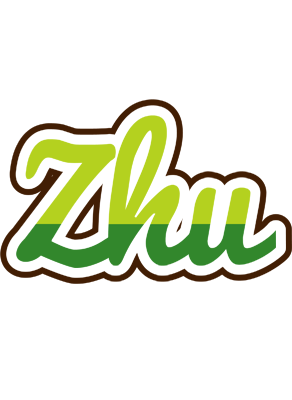 Zhu golfing logo