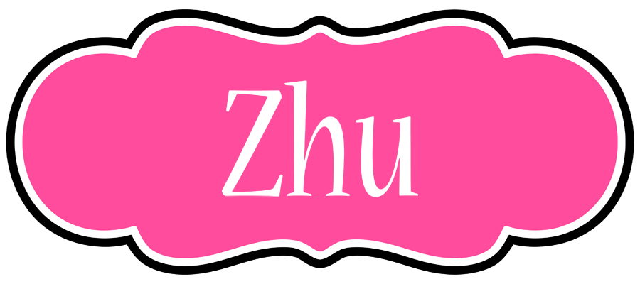 Zhu invitation logo