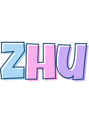 Zhu pastel logo