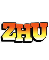 Zhu sunset logo