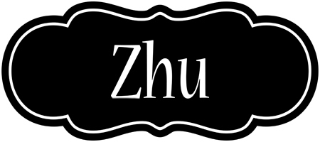 Zhu welcome logo