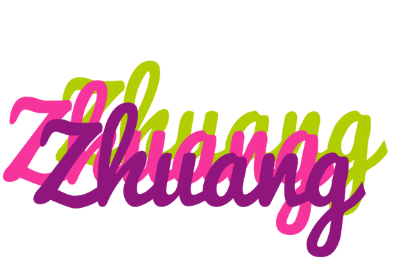 Zhuang flowers logo