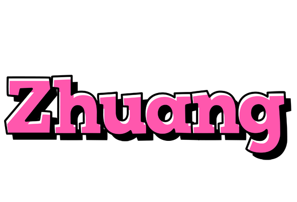Zhuang girlish logo