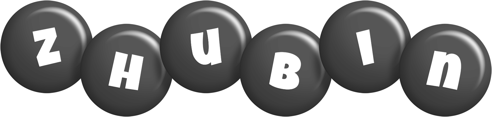 Zhubin candy-black logo