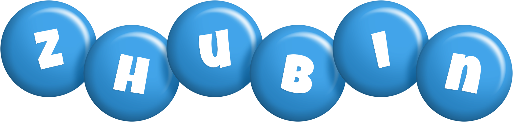 Zhubin candy-blue logo