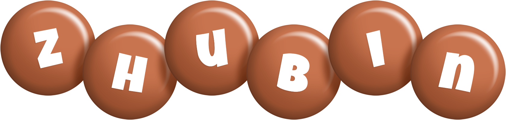 Zhubin candy-brown logo