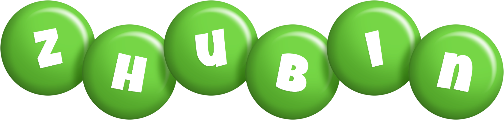 Zhubin candy-green logo