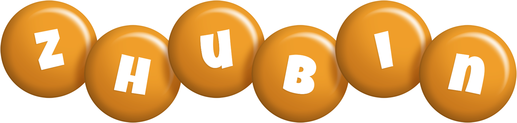 Zhubin candy-orange logo