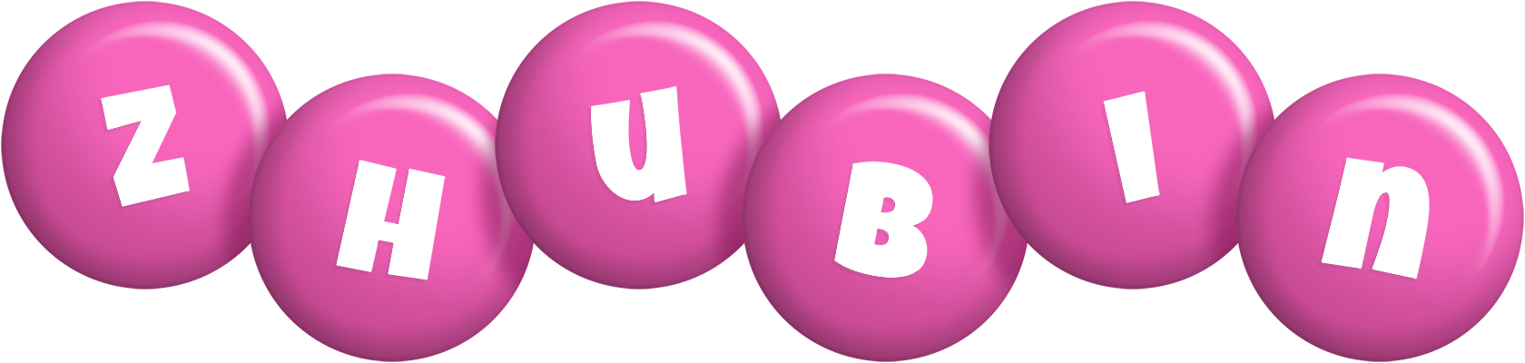 Zhubin candy-pink logo