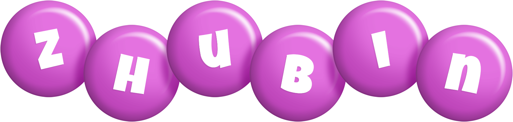 Zhubin candy-purple logo