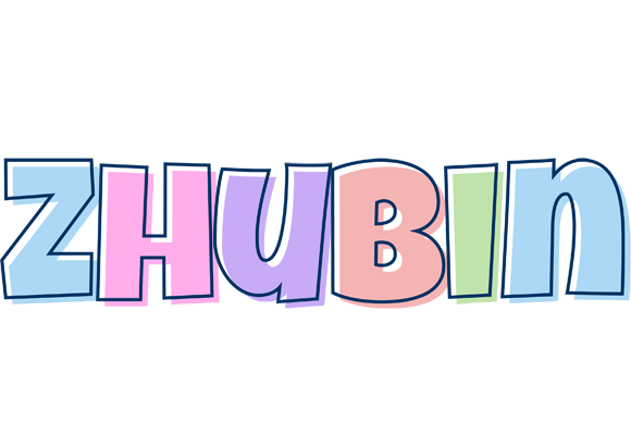Zhubin pastel logo