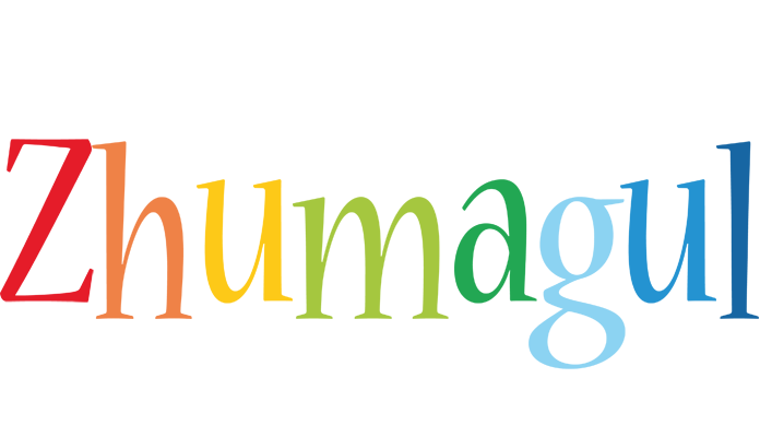 Zhumagul birthday logo