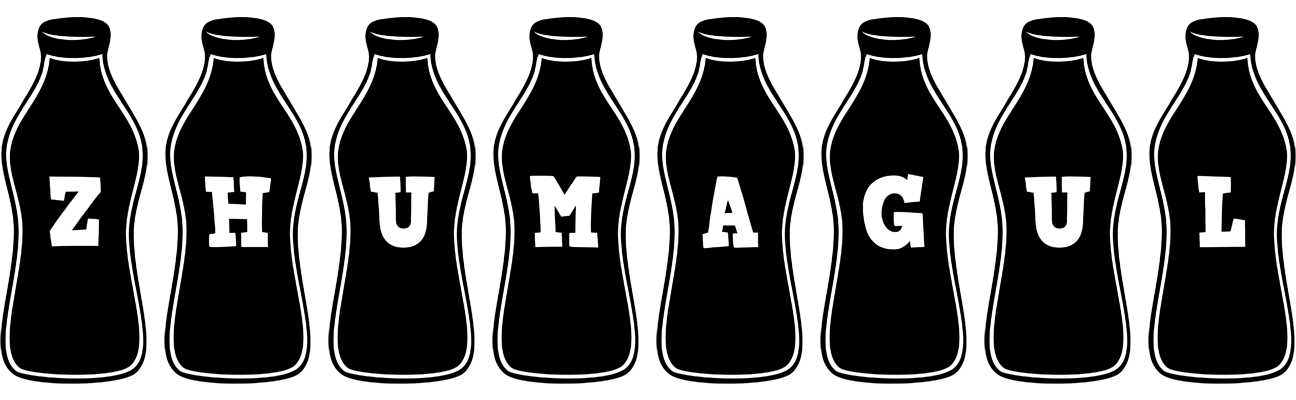 Zhumagul bottle logo