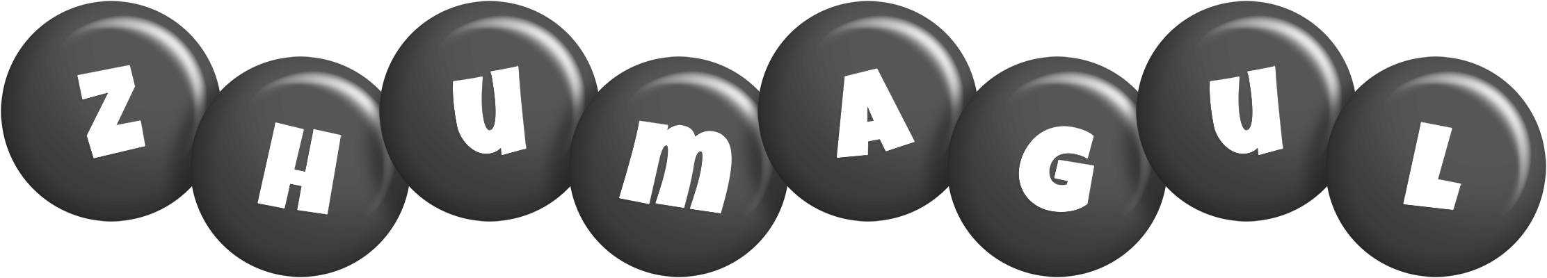 Zhumagul candy-black logo