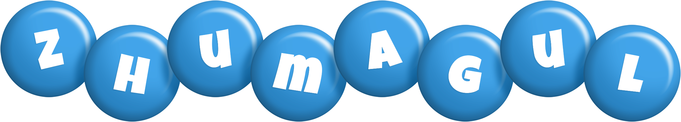 Zhumagul candy-blue logo