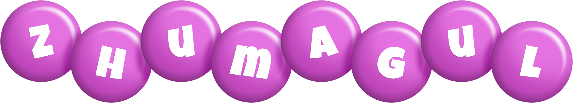 Zhumagul candy-purple logo