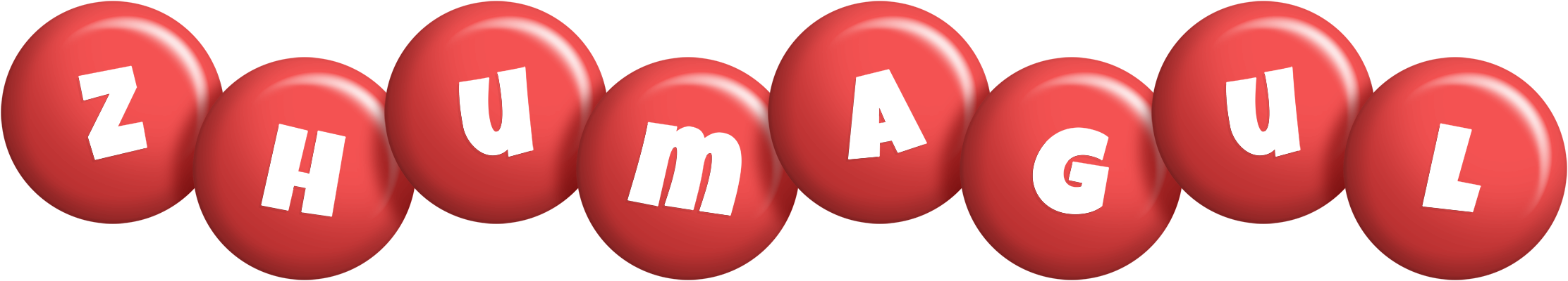 Zhumagul candy-red logo