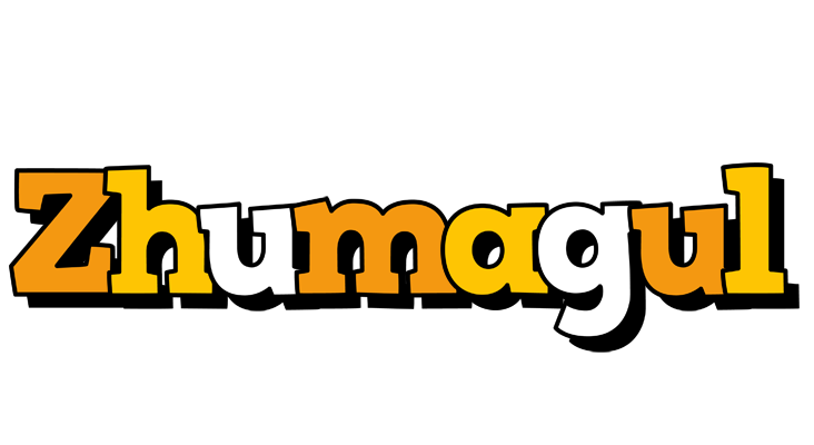 Zhumagul cartoon logo