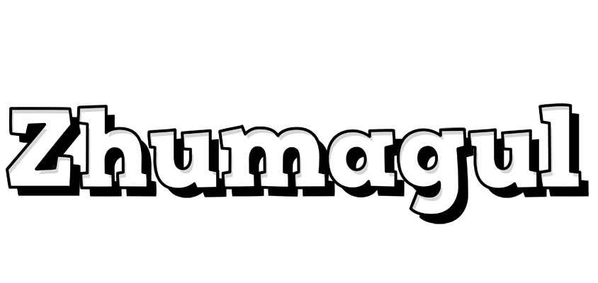 Zhumagul snowing logo