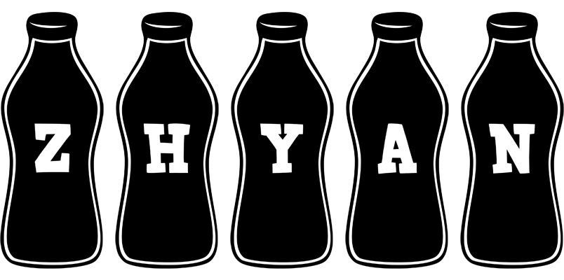 Zhyan bottle logo
