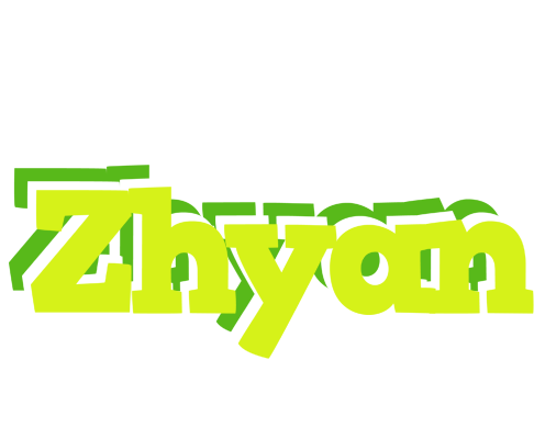 Zhyan citrus logo