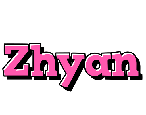 Zhyan girlish logo