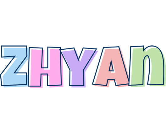 Zhyan pastel logo